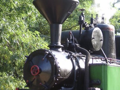 General inspection of a steam engine called “András” and a boiler
