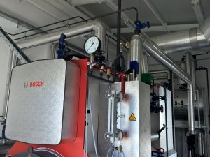 Erection of a new boiler room