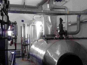 Commissioning of a steam boiler