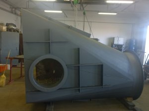 Manufacturing of a flue gas system and a silencer