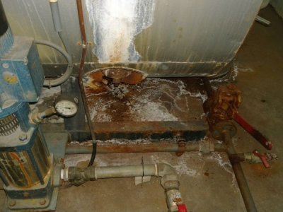 Repair of a steam boiler