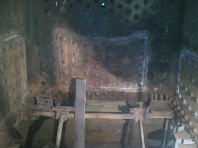 Repair of an engine boiler