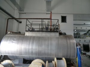 Installation and technological assembly of a steam boiler