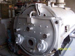 Installation of a steam boilers