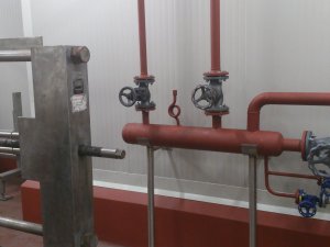 Reconstruction works of piping for a production hall