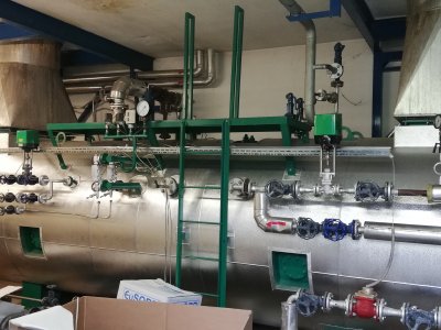 Revision of GMHK 1300 type heat recovery boiler