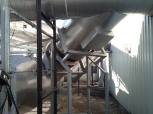 Installation of the economizer system for biomass boilers