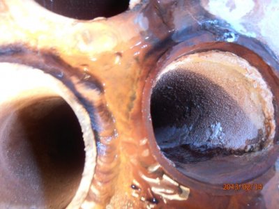 Repair of a steam boiler