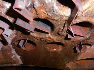 Repair of a heating boiler