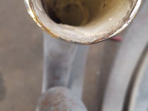 Repair of a coil pipe for a steam generator