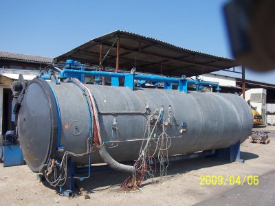 Manufacturing and installation of a steam storage tank