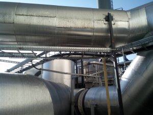 Installation of the economizer system for biomass boilers