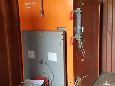 Installation of VIESSMANN type boiler