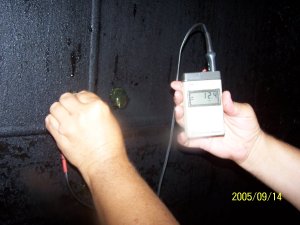 Periodic inspection of a mazut storage tank