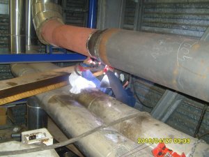 Preparation of a steam boiler for revision