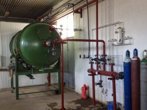 Conversion and commissioning of a sterilizing drum