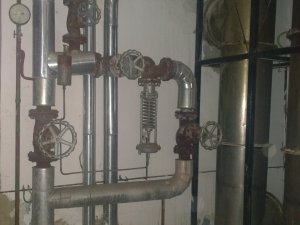 Commissioning of a boiler room and water works