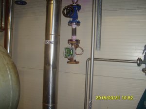Installation of steam quantity indicators