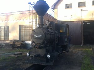 Repair of the boiler of a steam engine called “Zsuzsi”