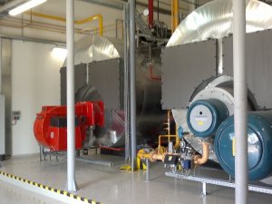 Relocation of a steam boiler room