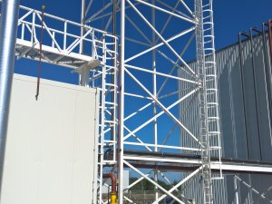 Erection of a new boiler room