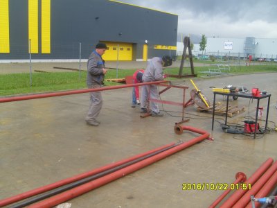 Technology assembly of storage tanks