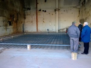Relocation of a steam boiler room