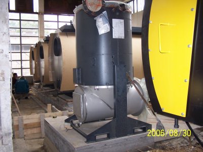 Installation of steam boilers