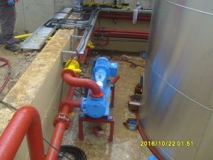 Technology assembly of storage tanks