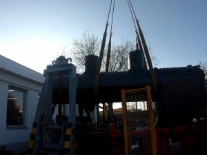 Gyöngyi gőzmozdony fővizsga