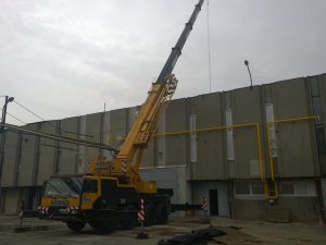 Relocation of a steam boiler room