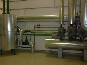 Relocation of a steam boiler room