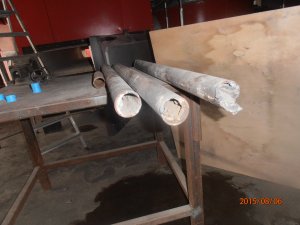 Cleaning of a heating boiler on water side