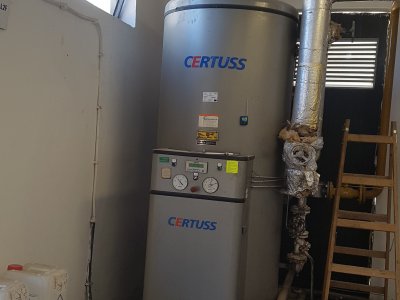 Certuss Universal 1300 gőzkazán csőkígyó csere