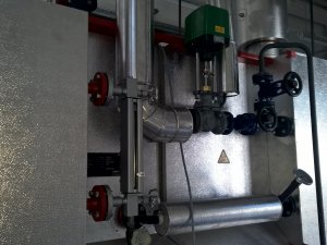 Erection of a new boiler room