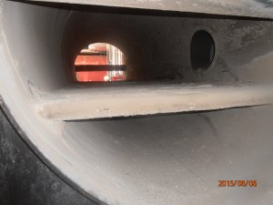 Cleaning of a heating boiler on water side