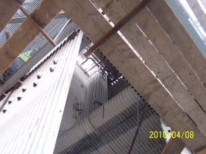Construction of a new boiler room at a power station