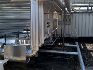 Erection of a new boiler room