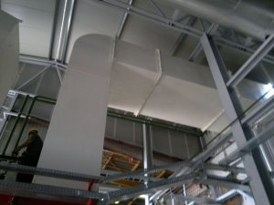 Erection of a small cogeneration gas turbine power station