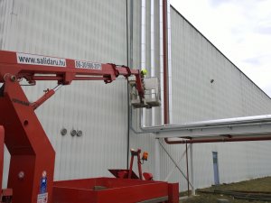 Erection of a new boiler room