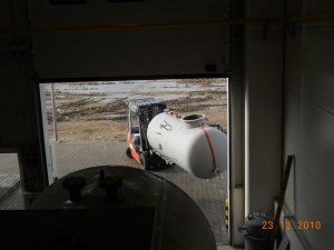 Installation of a boiler