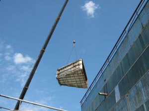 Fütgáz levegő hőcserélő cseréje