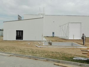 Erection of a new boiler room