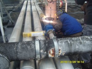 Erection of a new boiler room