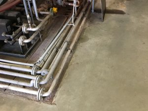 Conversion of thermal oil pipes