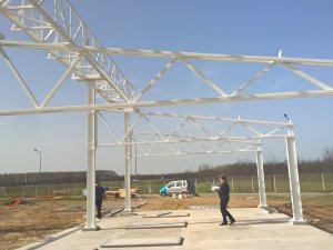 Erection of a new boiler room