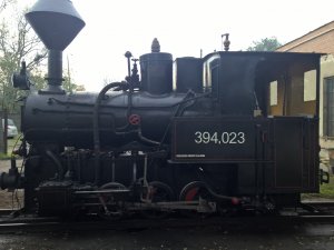 Repair of the boiler of a steam engine called “Zsuzsi”