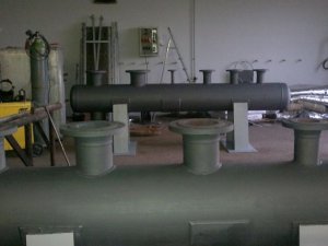 Relocation of a steam boiler room