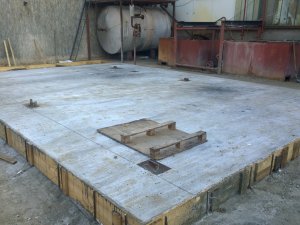 Installation of a steam generator and its equipment