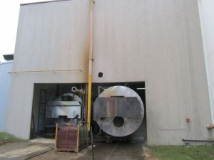 Relocation of a steam boiler room